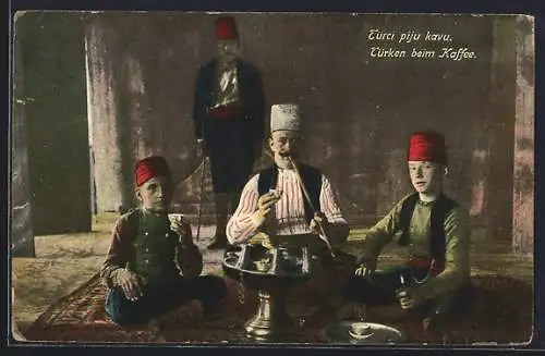 AK Türken beim Kaffee