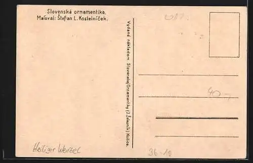 AK Milenium Sv. Václavské, 929 - 1929, Blumen mit Zahl 1000 dazwischen