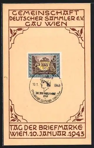 AK Wien, Tag der Briefmarke 1943