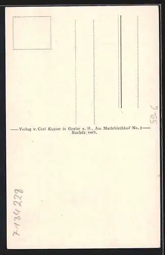 AK Alte Goslarer Kunstuhr