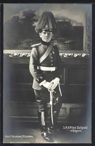 AK Erbprinz Luitpold v. Bayern in Uniform