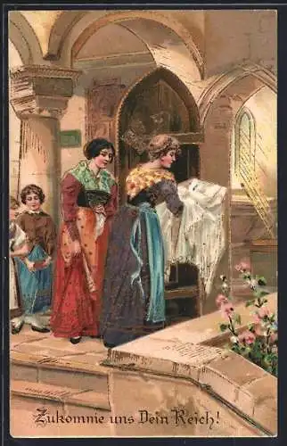 Lithographie Que votre règne arrive