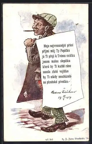 AK Landstreicher beim Rauchen