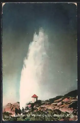 AK Rotorua, Eruption of Wairoa Geyser
