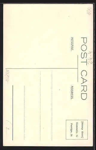 AK Old Faithful Geysir bei Sonnenaufgang im Yellowstone Nationalpark