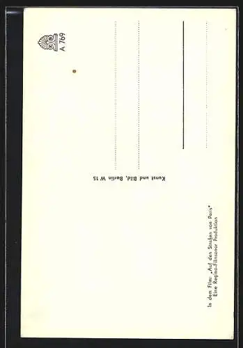 AK Schauspielerin Dany Robin mit charmantem Lächeln