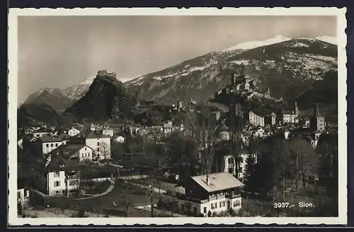AK Sion, Blick auf den Ort