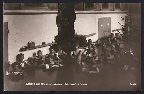 AK Loèche-les-Bains, Intérieur des Grands Bains