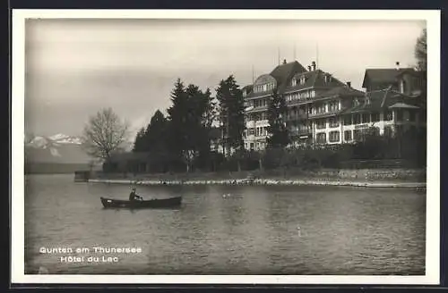AK Gunten /Thunersee, Hotel du Lac