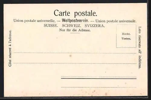 AK Thun, Rathausplatz mit Rathaus u. Brunnen