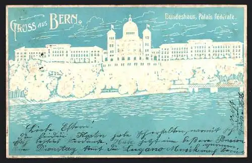 Präge-AK Bern, Blick auf das Bundeshaus