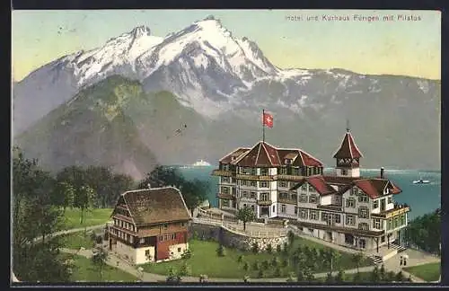 AK Fürigen, Hotel und Kurhaus gegen Pilatus