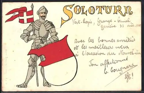 AK Solothurn, Ritter mit dem Kantonswappen