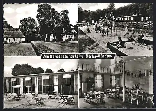 AK Berlin-Kladow, Teilansichten vom Müttergenesungsheim