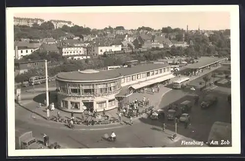 AK Flensburg, Zob mit Reisenden