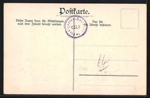 AK Köln-Neustadt, Restaurant im Stadtgarten
