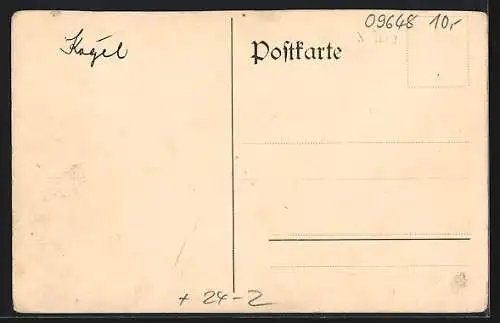 AK Mittweida, Brandkatastrrophe 18. / 19. Januar 1914, Überreste eines Gebäudes
