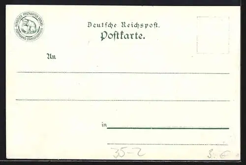 Lithographie Berlin, Partie am Brandenburger Tor, Reklame für Hoffmann`s Stärkefabriken Salzuflen