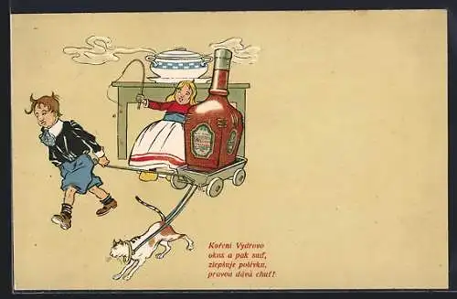 AK Reklame für Vydrova Gewürzmischung