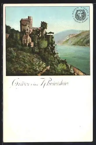 AK Rheinstein, Reklame für Remy`s Stärke, Fabrik-Marke