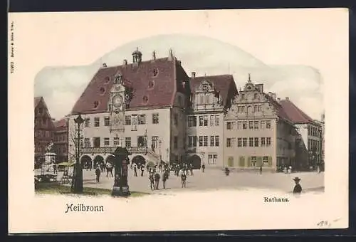 AK Heilbronn, Stadtleben am Rathaus