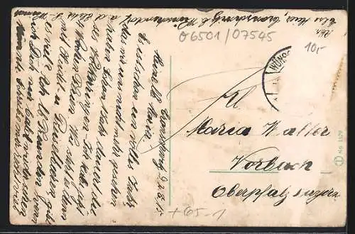 AK Gera, Sächsischer Bahnhof mit Passanten