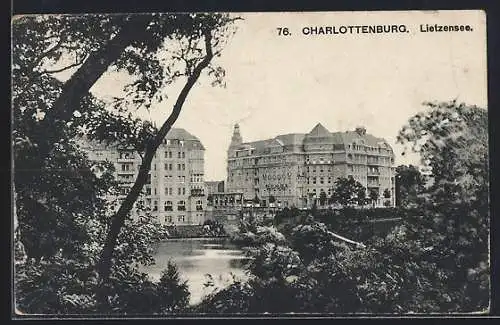AK Berlin-Charlottenburg, am Lietzensee