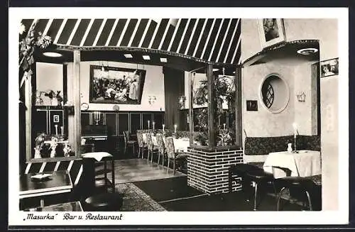 AK Berlin-Charlottenburg, Bar und Restaurant Masurka, Inh. E. Köhler, Kantstr. 46