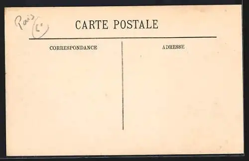 AK Paris, Inondations de janvier 1910, Rue de Lille avec embarcations