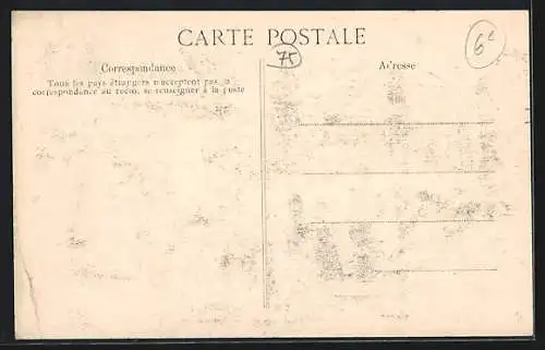 AK Paris, Crue de la Seine 1910, Rue de Seine inondée en janvier