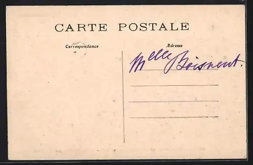 AK Paris, Inondations de Janvier 1910, Place du Palais-Bourbon