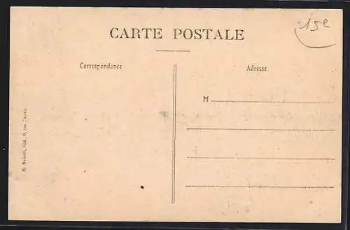 AK Paris, Inondation de Janvier 1910, la rue Croix Nivert