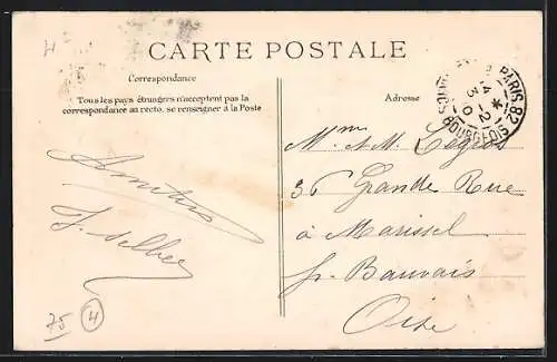 AK Paris, La crue de la Seine, l`embarcadère et la Cité