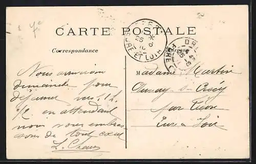 AK Paris, Inondations de Janvier 1910, la Rue de Constantine et barque de secours