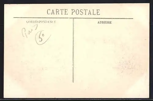 AK Paris, Inondations de 1910, Le Quai Montebello et Notre-Dame sous les eaux