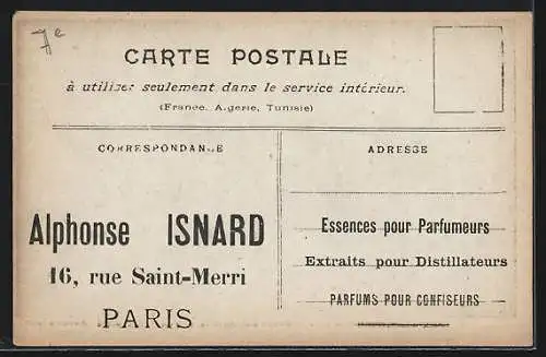 AK Paris, Canot automobile dans la rue de l`Université lors de l`inondation de 1910