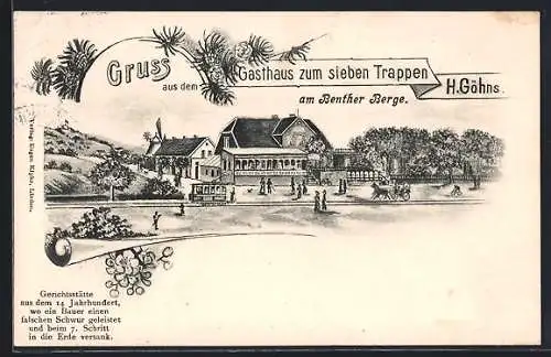 AK Benthe, Gasthaus zum sieen Trabben von H. Göhns am Benther Berge