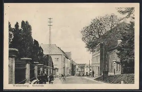 AK Wassenberg, Kirchstrasse mit Kindern