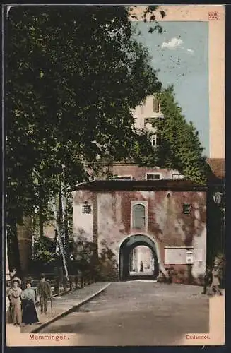 AK Memmingen, Strassenpartie am Einlasstor