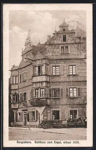 AK Bergzabern, Gasthaus Zum Engel, erbaut 1470