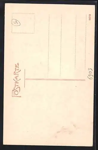 AK Neckargemünd, Kath. Kirche mit Vorplatz