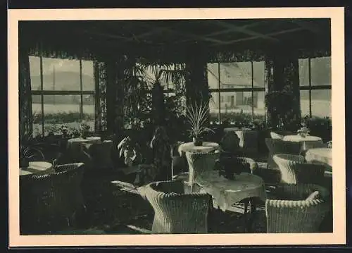 AK Hinterzarten, Hotel Adler, Innenansicht