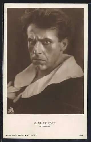 AK Schauspieler Carl de Vogt als Ahasver