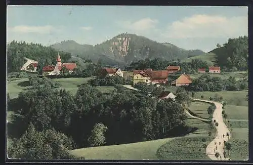 AK Sternenberg, Ortspartie mit Strasse