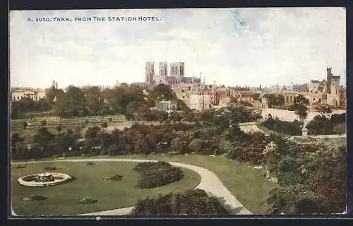 AK York, Panorama from the Station Hotel