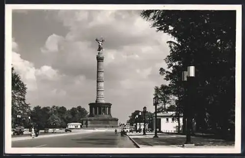 AK Berlin-Tiergarten, Siegessäule, Grosser Tiergarten