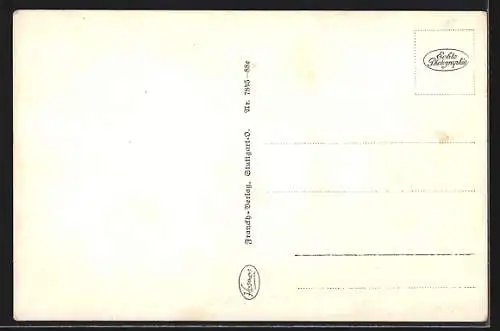 AK Schwäb. Hall, Ortsansicht mit Wasserpartie