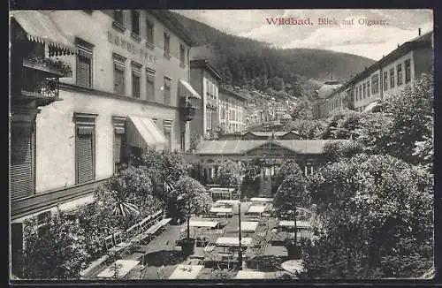 AK Bad Wildbad, Hotel Post in der Olgastrasse