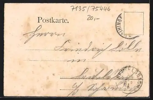 AK Iptingen, Totalansicht, Kirche, Innenansicht