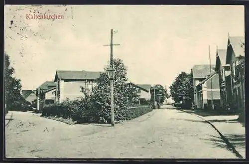 AK Kaltenkirchen, Strassenpartie im Ort